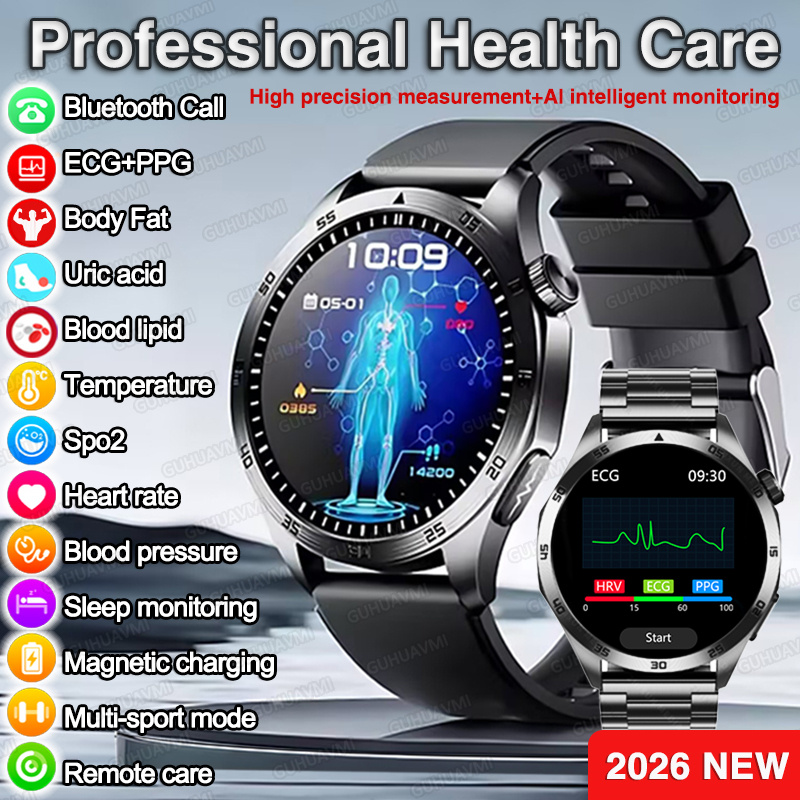 Smartwatch Professional Watches For Men - Nuovo Smartwatch 2026 ECG+PPG per Uomo,