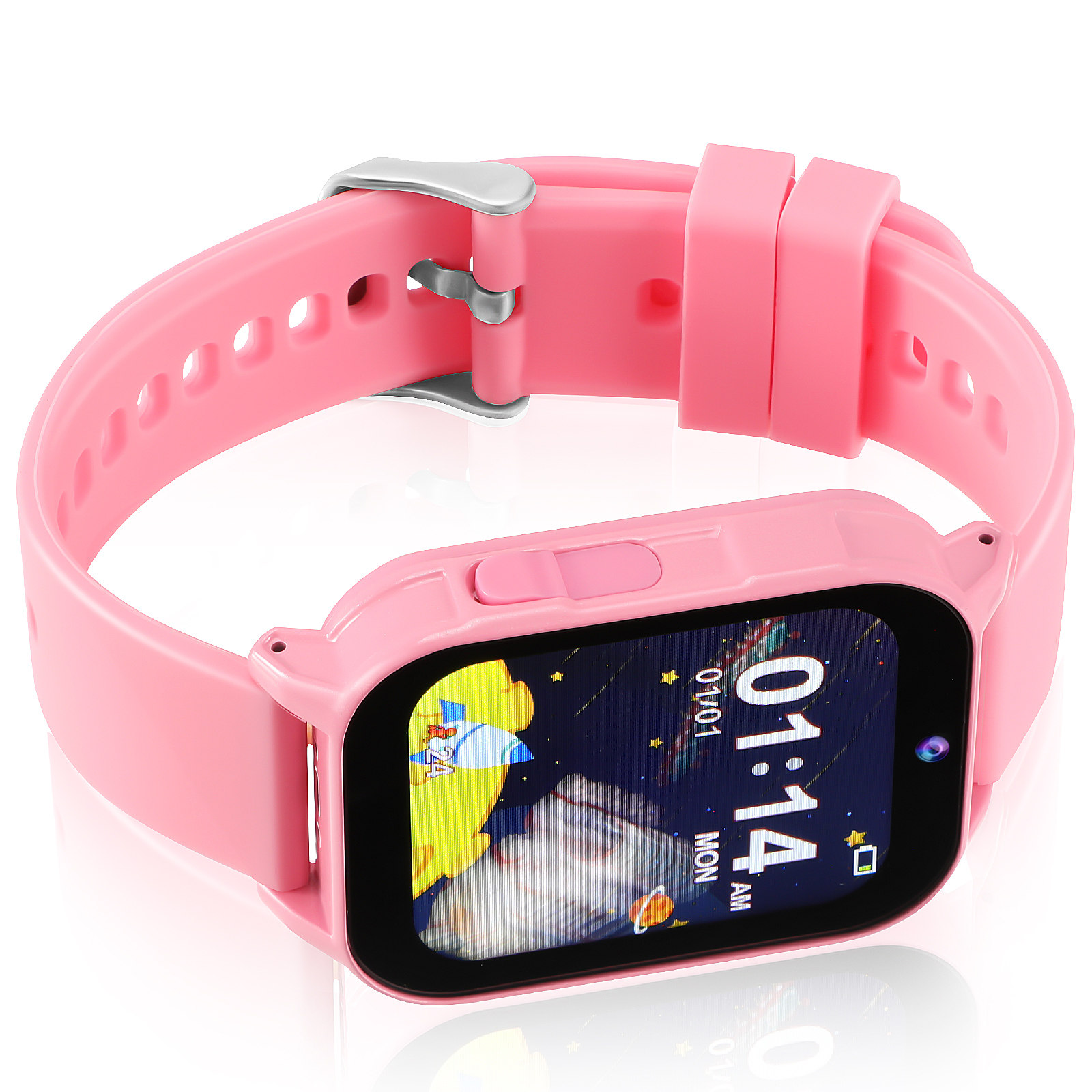 Smartwatch Watches For Kid Boy - Orologio Intelligente Rosa per Bambini con