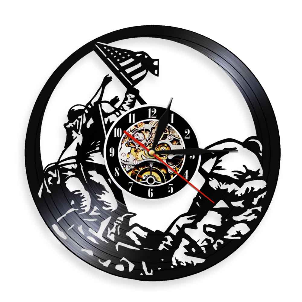 Watch Iwo - Orologio da Parete in Vinile con