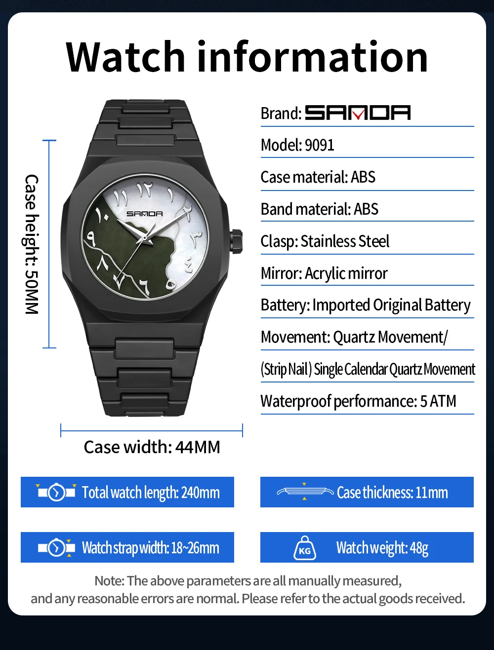 SANDA nuovo orologio al quarzo - Smartwatch New Watches For Men recensione e prezzo