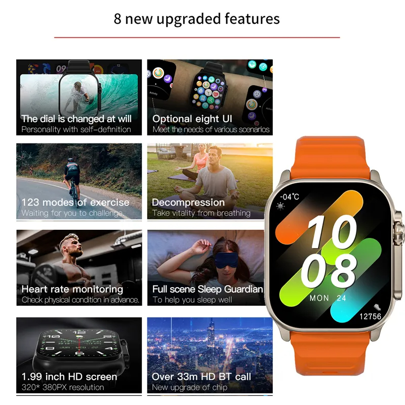 Nuovo T900 Ultra 2 Astuto Dell - Watch Iwo recensione e prezzo