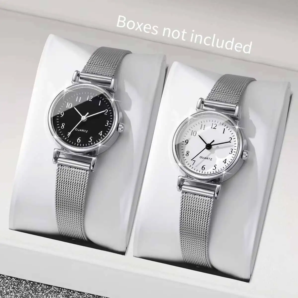 1/2 pezzi di orologi da donna  - Mesh Stainless Strap recensione e prezzo