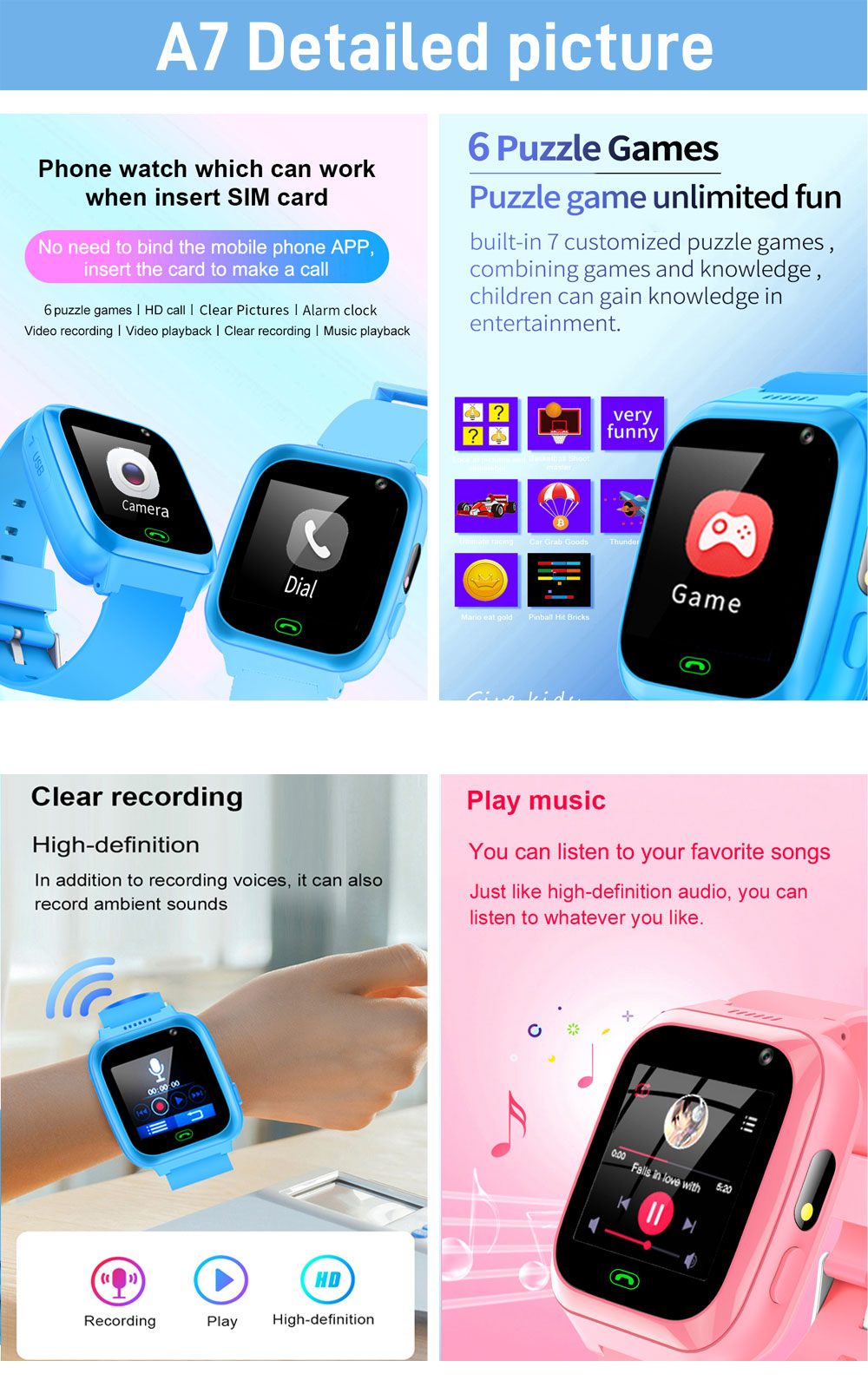 2G 4G Smart Watch per bambini  - Smartwatch Watches For Kid Boy recensione e prezzo