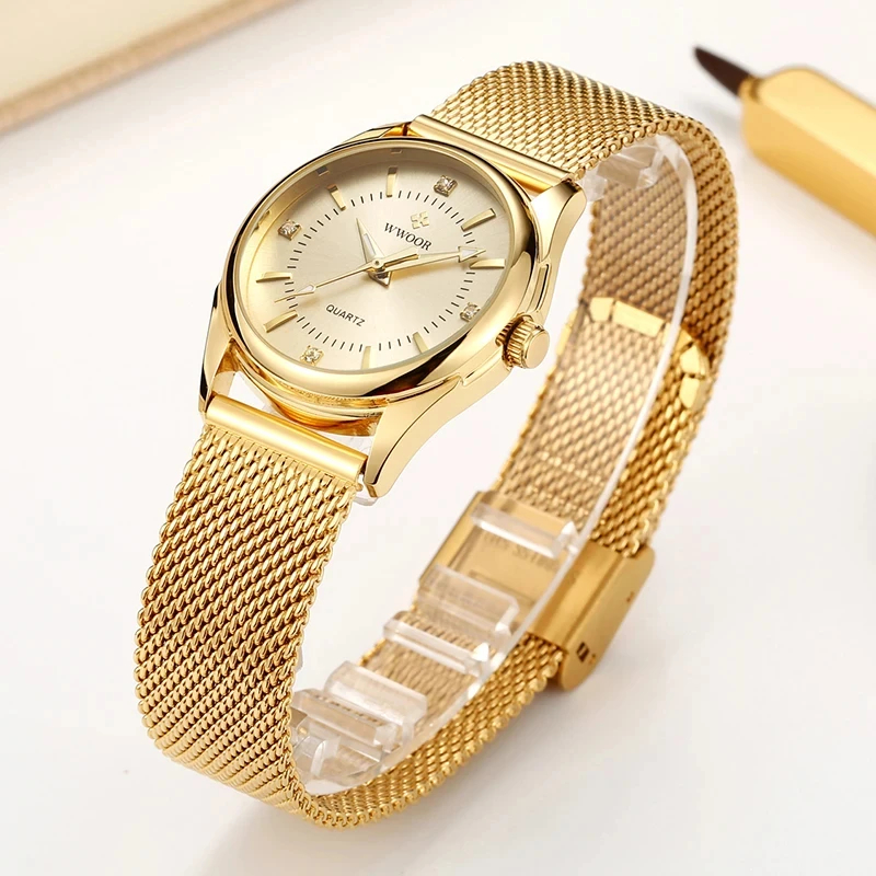 WWOOR Luxury Brand Dress Orolo - Mesh Stainless Strap recensione e prezzo